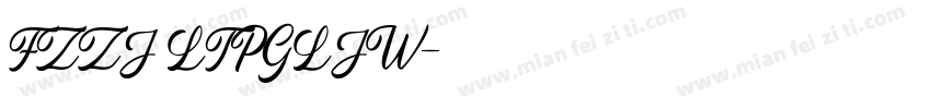 FZZJ LTPGLJW字体转换